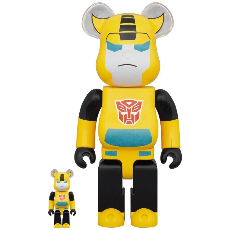 Bearbrick Transformers Bumblebee & Starscream Oversized Editions 